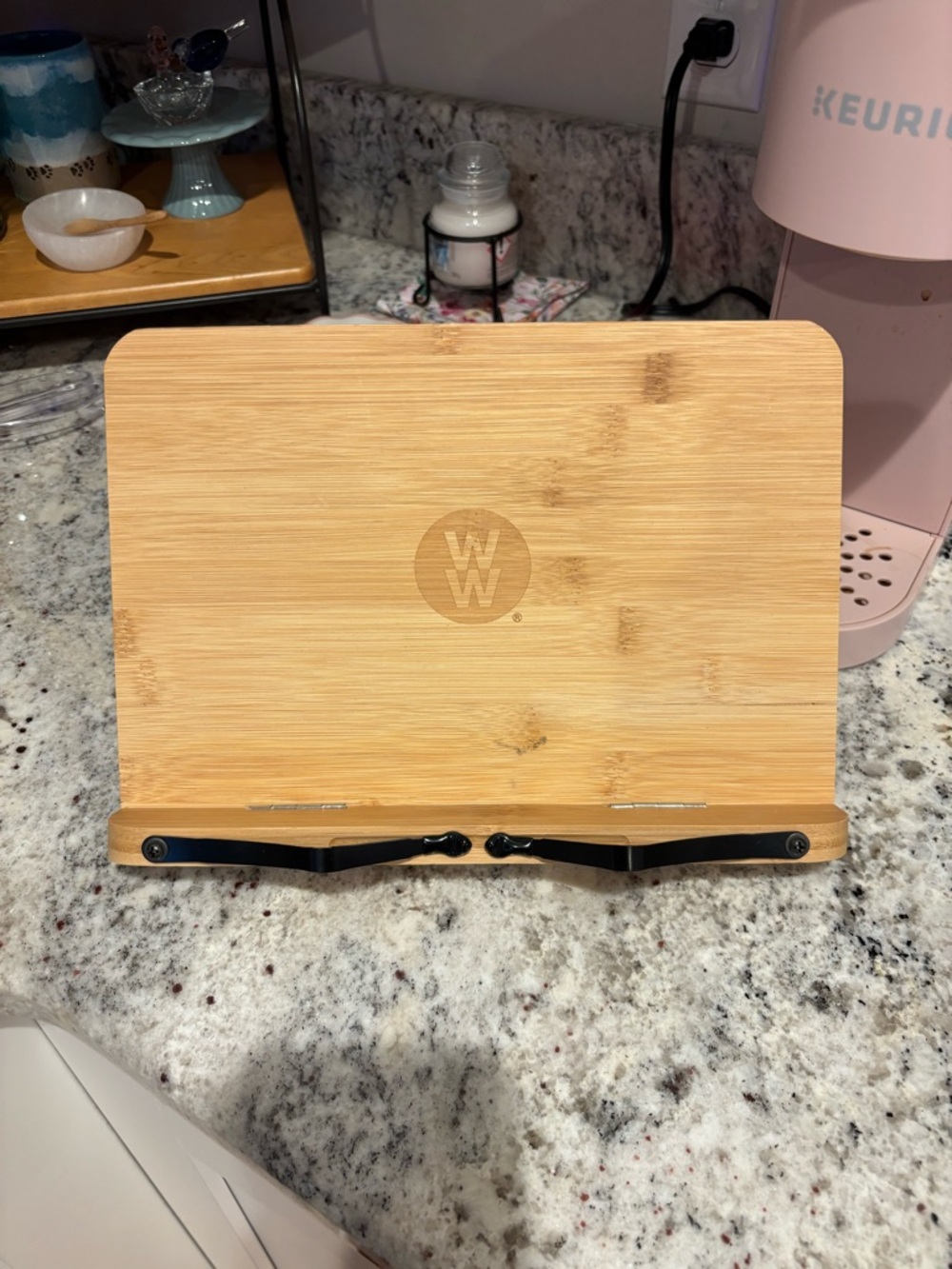 Weight Watchers Bamboo Recipe and Tablet Stand - Natural